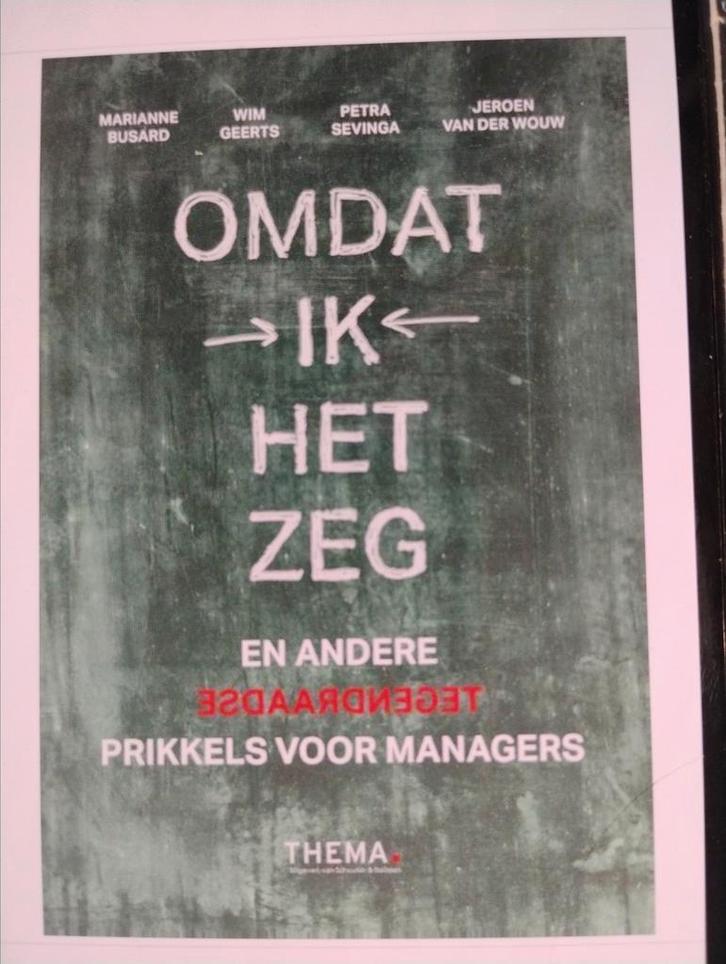 Petra Sevinga - Omdat ik het zeg, Boeken, Wetenschap, Zo goed als nieuw, Ophalen of Verzenden