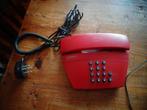 vintage ptt telecom telefoon type bergen kleur rood, Ophalen of Verzenden