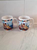 Sinterklaas  mokken, bekers, aardewerk, 2 stuks, Ophalen of Verzenden, Zo goed als nieuw