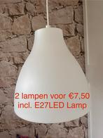 2 x lampen Ikea Melodi, Kunststof, Ophalen of Verzenden, Zo goed als nieuw, Modern