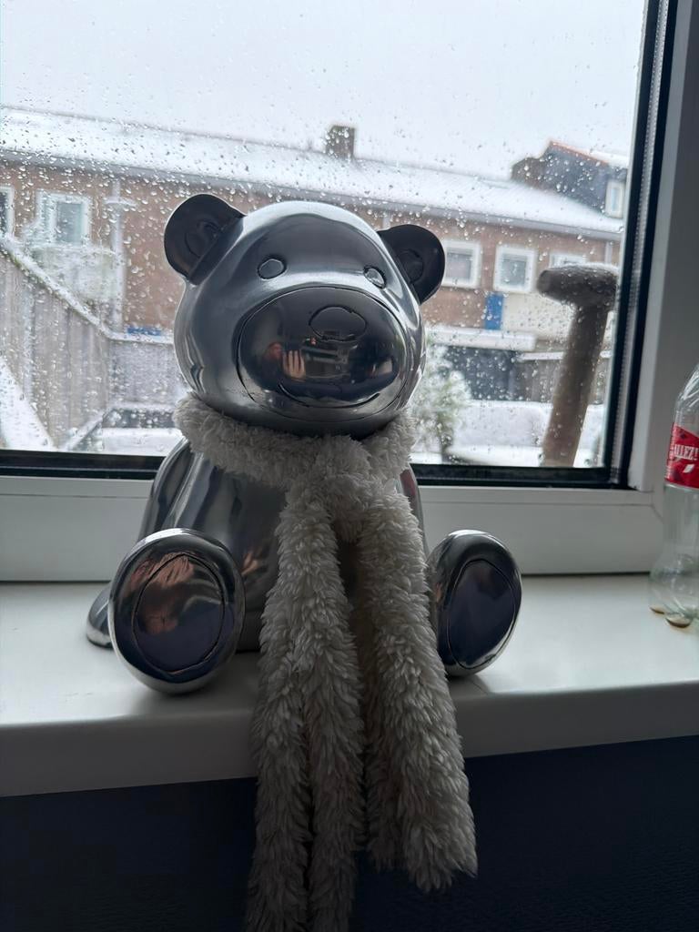 Riviera Maison Beer Spaarpot, Huis en Inrichting, Woonaccessoires | Kisten, Zo goed als nieuw, Minder dan 50 cm, Metaal, Ophalen of Verzenden