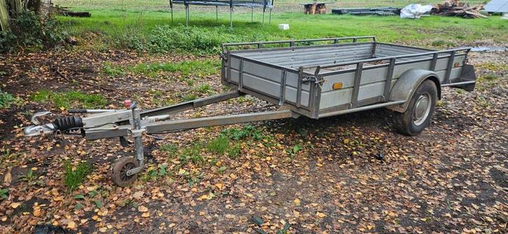 Enkel assige aanhanger met lange dissel, Auto diversen, Aanhangers en Bagagewagens, Ophalen
