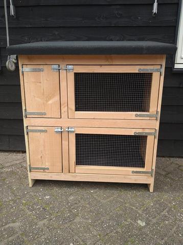 Hout design maakt voor u de juiste konijnenhok op maat!! beschikbaar voor biedingen