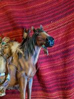 Indianen beeld met paard en kind ca 40 cm, Verzamelen, Beelden en Beeldjes, Zo goed als nieuw, Mens, Ophalen