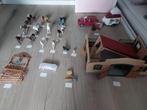 Schleich grote set. Paardenstal met veel paarden en trailer, Verzamelen, Speelgoed, Ophalen of Verzenden, Zo goed als nieuw