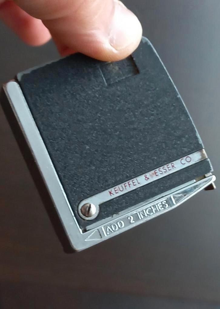 Rolmaat 1960's U.S.A Keuffel & Esser Co No.N7409-12/FT.& IN, Doe-het-zelf en Verbouw, Gereedschap | Handgereedschap, Gebruikt