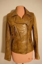 Ventiuno Paris cognac kleurige leren jas, maat M, Kleding | Dames, Maat 38/40 (M), Bruin, Ophalen of Verzenden, Zo goed als nieuw