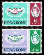 Hong Kong 1965, Co-operation - Hand, postfris/plaksp., Postzegels en Munten, Postzegels | Thematische zegels, Verzenden, Postfris