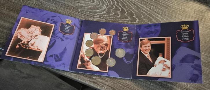 Geboorteset prinses Catharina - Amalia, Postzegels en Munten, Munten | Nederland, Setje, Euro's, Koningin Beatrix, Geboorte of Huwelijk