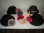 te koop leuke hoeden en NIEUWE corsages, Ophalen of Verzenden, Zo goed als nieuw, 56 of 57 cm (M, 7 of 7⅛ inch), Hoed