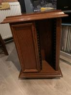 cd en dvd carousel, Ophalen, Zo goed als nieuw, 25 tot 75 discs, Hout