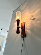 Midcentury wandlamp, vintage design Deense lamp, Ophalen