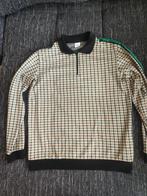 ZARA geruite polo/sweater met rits (beige/groen/zwart), Maat 52/54 (L), Zara, Beige, Ophalen of Verzenden