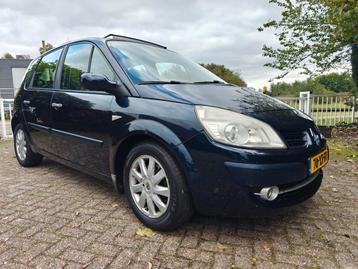 Renault Scénic 2.0 16V 99KW 2007 Blauw Panorama dak Clima beschikbaar voor biedingen