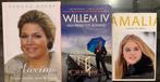 4 boeken Maxima, Koning Willem IV, Amalia, Harry, Ophalen, Zo goed als nieuw, Tijdschrift of Boek