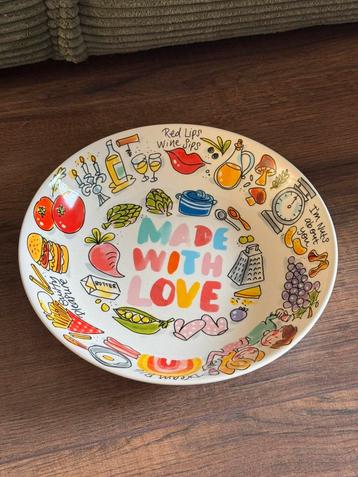 Blond Amsterdam Diepbord Made With Love Good Vibes beschikbaar voor biedingen