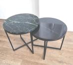 Marmaren salontafel, Ophalen, 50 tot 100 cm, Rond, 50 tot 100 cm