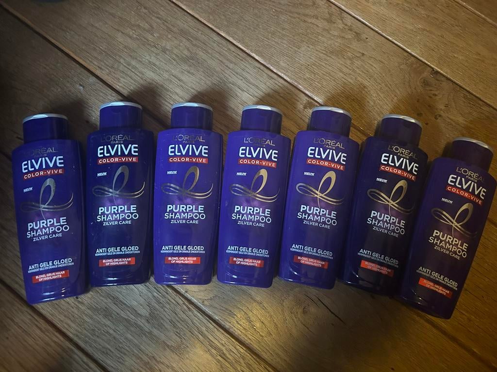 Loreal Paris Color Elvive purple shampoo 7 stuks, Ophalen of Verzenden, Nieuw, Shampoo of Conditioner