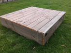 grote HOUTEN ZANDBAK 200x200 kant en klaar geleverd, Ophalen, Nieuw