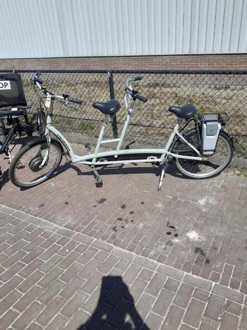 Bijna nieuw Van Raam elektrische tandem, Fietsen en Brommers, Fietsen | Tandems, Zo goed als nieuw, Minder dan 10 versnellingen