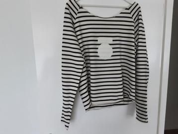 Sweater 10Days  zwart wit maat M beschikbaar voor biedingen