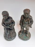 Gietstenen beelden boer en boerin Henk Roosink WD-022, Ophalen of Verzenden