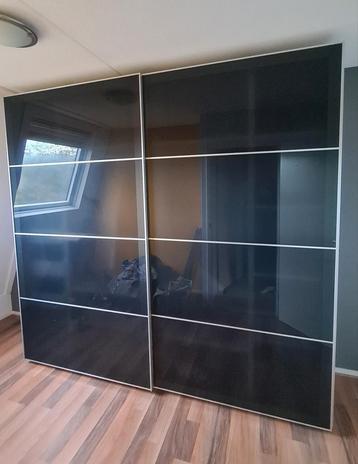 Ikea Pax schuifdeuren glas Stordal 250cm (2x125) beschikbaar voor biedingen