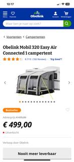 Voortent Obelink Mobil 320 Easy Air Connected 1, Caravans en Kamperen, Ophalen of Verzenden, Zo goed als nieuw