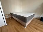 IKEA bed met matras 140x200cm, Huis en Inrichting, Slaapkamer | Bedden, Ophalen, Gebruikt, Beige, Tweepersoons