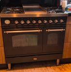 Boretti gasfornuis 2 ovens grill opbergvak frytop wokbrander, Ophalen, Gebruikt, 60 cm of meer, Gas