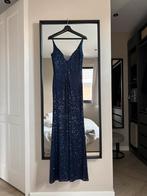 Heykyla Swing jurk donkerblauw met pailletten maat xs!, Ophalen of Verzenden, Zo goed als nieuw, Maat 34 (XS) of kleiner, Blauw