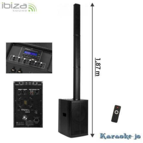 IBIZA CSX10 All in-1 Geluidsysteem 400 Watt Usb/Sd/Bt, Audio, Tv en Foto, Luidsprekers, Nieuw, Subwoofer, 120 watt of meer, Overige merken