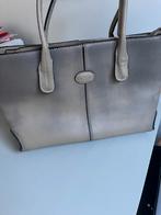 Tod's Grijze Schoudertas / Handtas - Laptop Formaat, Ophalen of Verzenden, Zo goed als nieuw, Grijs, Handtas