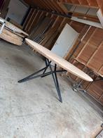 Ronde eiken tafel 150cm met vlinderpoot, Ophalen, 100 tot 150 cm, Rond, Nieuw