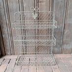 Landelijk metalen muurrek rek draadrek wandrek *Etage3*, ., Ophalen of Verzenden, Zo goed als nieuw, .