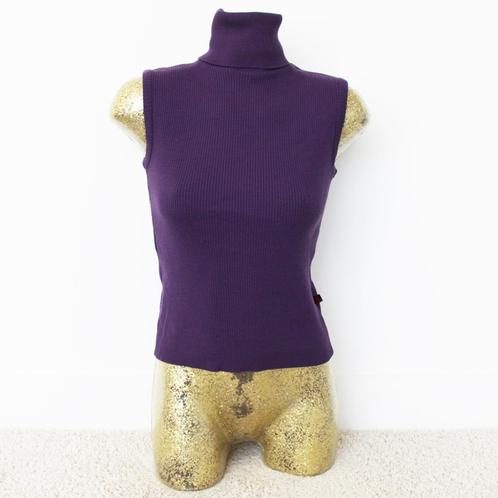 Dolce & Gabbana Coltruitje - 99 (Size IT 42/NL S) € 40,-, Kleding | Dames, Tops, Zo goed als nieuw, Maat 36 (S), Paars, Zonder mouw