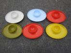 6 eierdopjes retro    melamine, Verzamelen, Retro, Ophalen of Verzenden, Huis en Inrichting