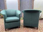 2x Aura Wittmann Austria designfauteuils zgan stof, Ophalen, Klassiek Tijdloos Chique, 75 tot 100 cm, Zo goed als nieuw