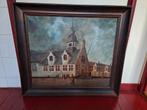 Schilderij met klooster kerk, Antiek en Kunst, Ophalen