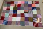 Gebreide Lappen deken 140 x 200 cm, Ophalen of Verzenden, Nieuw