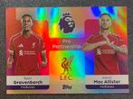Topps PL 25/26 PRO PARTNERSHIP GRAVENBERCH/Mac ALLISTER, Ophalen of Verzenden, Zo goed als nieuw, Plaatje