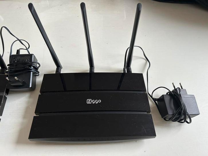 Ziggo Extra Wifi Punt (model Ziggo-C7) TP-Link Archer C7, Computers en Software, Routers en Modems, Zo goed als nieuw, Router