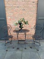 Charmante Bistroset voor Twee, 2 zitplaatsen, Overige materialen, Gebruikt, Bijzettafel