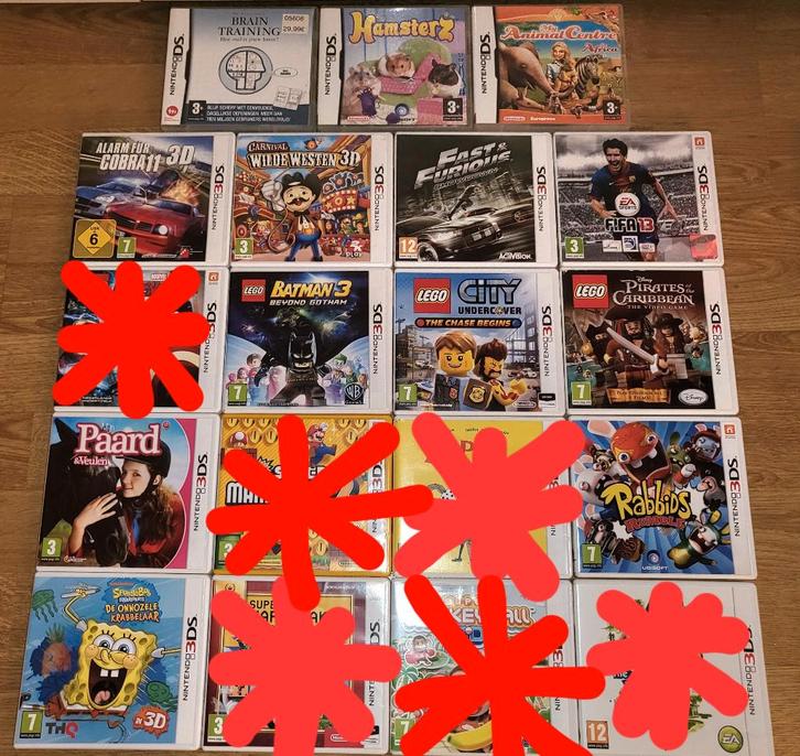 Nintendo 3DS Games [Vanaf €6,-] (New 2DS XL) ACTIE: 3=2!, Spelcomputers en Games, Games | Nintendo 2DS en 3DS, Zo goed als nieuw