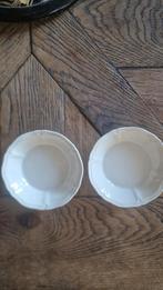 Wedgwood queens plain 2 compote schaaltjes 13cm, Ophalen of Verzenden, Wedgwood, Aardewerk, Schaal of Schalen