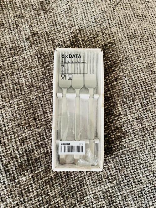 IKEA DATA Salade Vorken Set, Huis en Inrichting, Keuken | Bestek, Nieuw, Bestekset, Rvs of Chroom, Ophalen of Verzenden