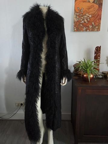 Vintage Afghaanse jas met paisleyprint | maat S/M beschikbaar voor biedingen