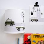 Wandlamp Kinderlamp Voertuigen Auto Olijfgroen ANNIdesign, Kinderen en Baby's, Kinderkamer | Inrichting en Decoratie, Ophalen of Verzenden