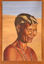 G.J. Kuiper (1926-2013) - Zuid-Afrikaanse vrouw in Woestijn, Ophalen