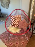 Acapulco Stoel Chair Draadstoel Rood Vintage Origineel, Ophalen, Gebruikt, Rood, Eén